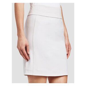 JAMES PERSE NWOT The Zip Back Panel Skirt Compact Plush Knit Slimming Fit